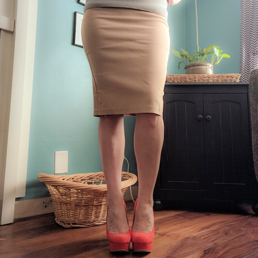 Tan Skirt